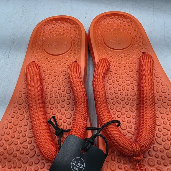 Allbirds Sugar Zeffer Mens 13 Orange Open Toe Slip On Sandals Summer Beach Walk - Picture 9 of 11